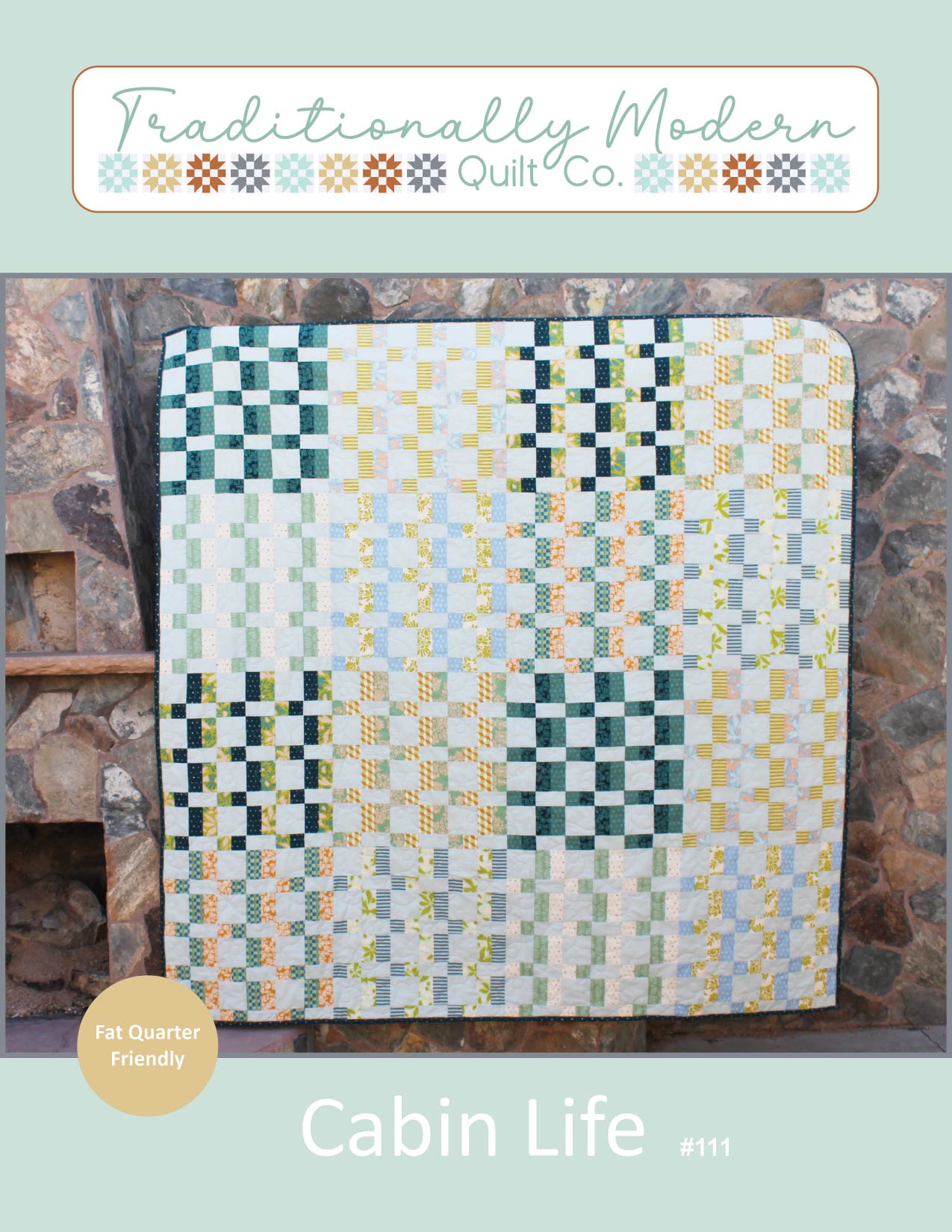 Cabin Life Quilt Pattern PAPER