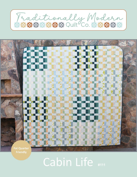 Cabin Life Quilt Pattern PAPER