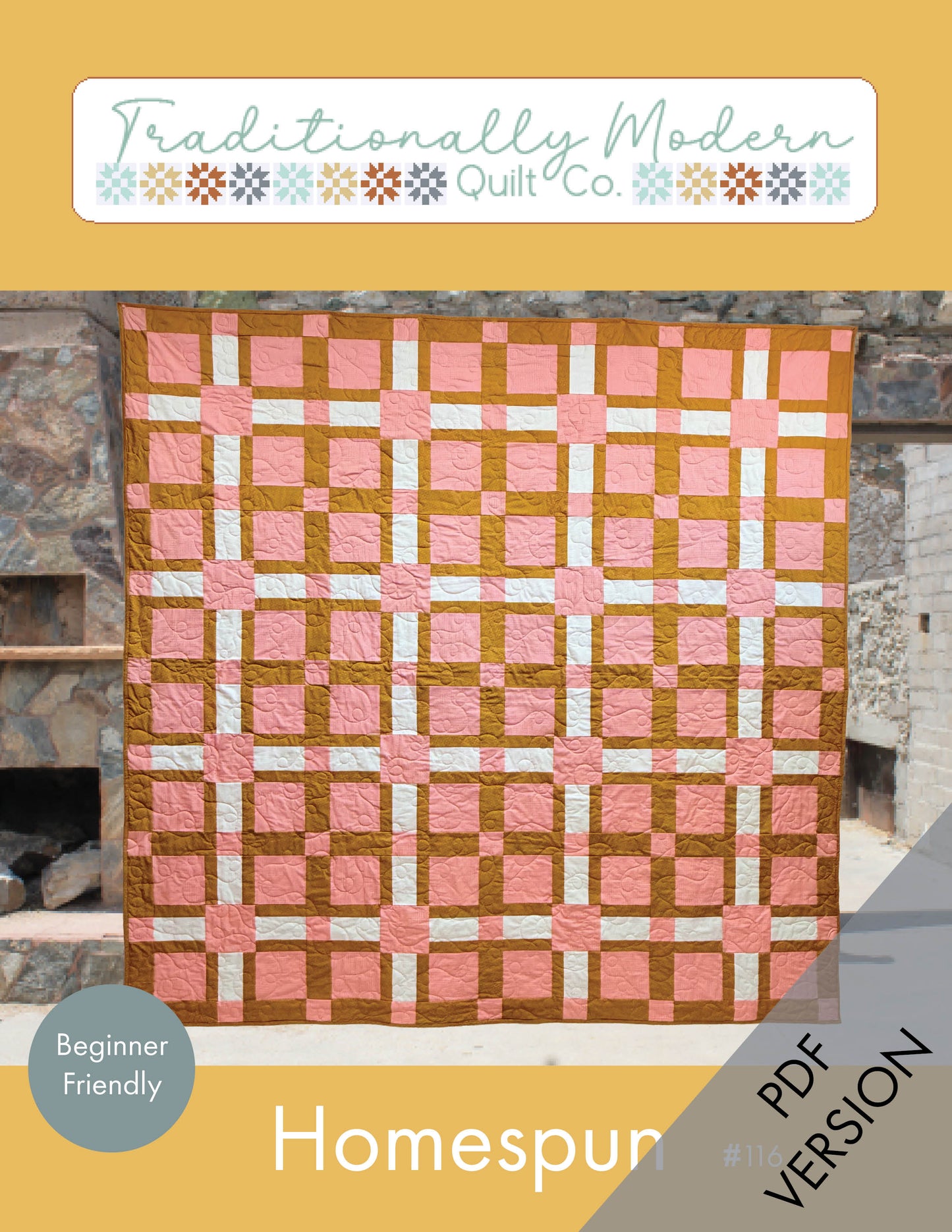 Homespun Quilt Pattern PDF